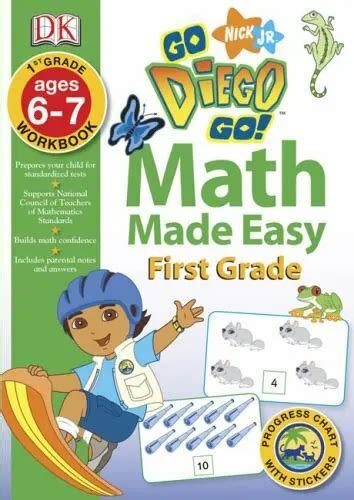 math made easy go diego go first grade workbook Epub