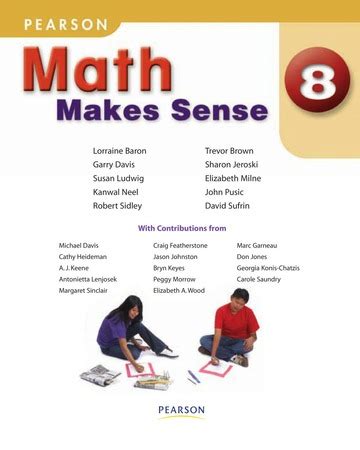 math makes sense 8 textbook Reader