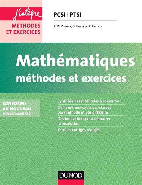 math matiques m thodes exercices pcsi ptsi programme PDF