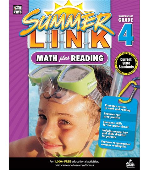 math plus reading workbook summer before grade 4 summer link Epub