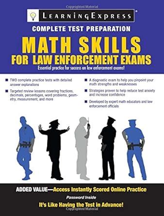 math skills for law enforcement exams Reader