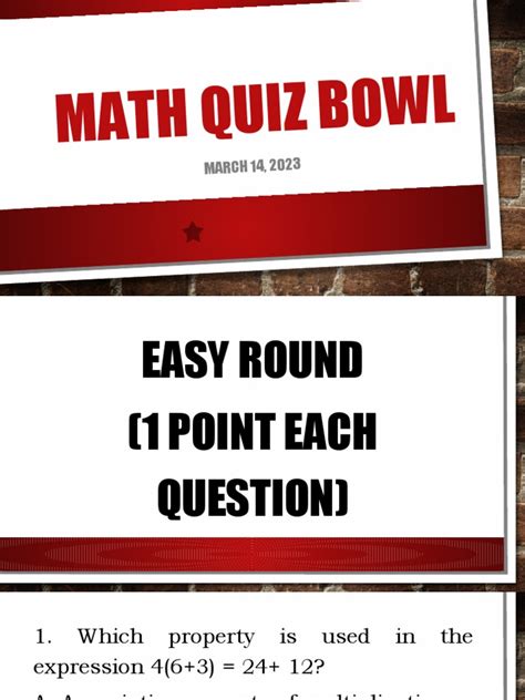 math-quiz-bowl Ebook Kindle Editon