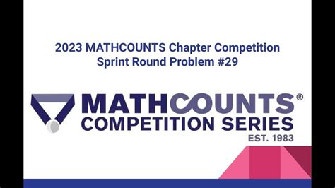 mathcounts national sprint round problems and solutions Kindle Editon
