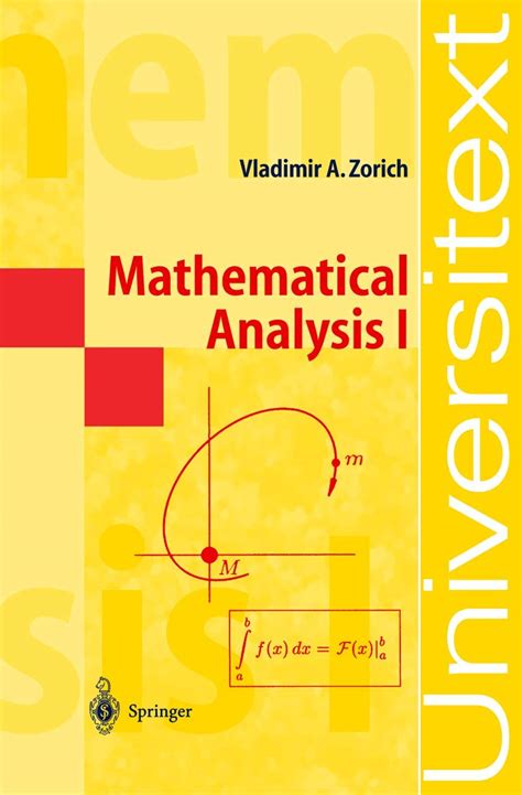 mathematical analysis i universitext Kindle Editon