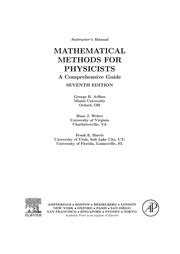 mathematical method of physics teacher manual solution arfken Doc