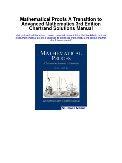 mathematical proofs chartrand 3rd solutions Ebook Reader
