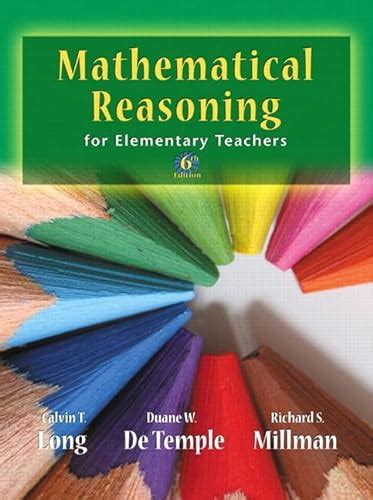 mathematical reasoning for elementary school teachers 6th edition Doc