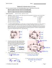 mathematical relationships in circuits answers Ebook Epub