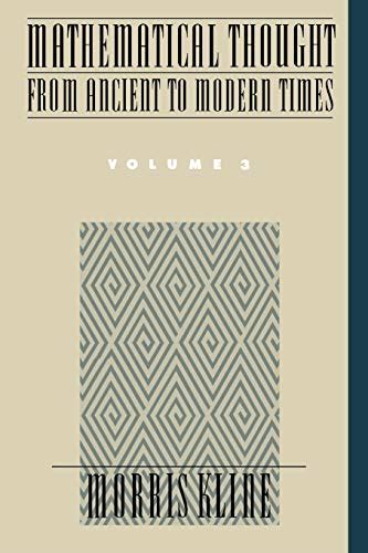 mathematical thought from ancient to modern times vol 3 Epub