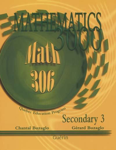 mathematics 3000 secondary 3 answers Ebook Epub