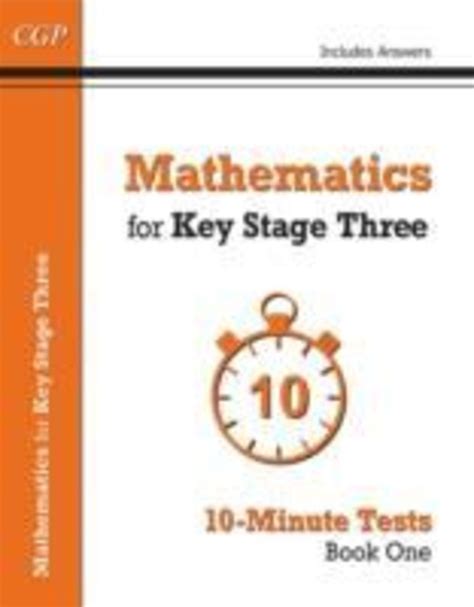 mathematics for ks3 10minute tests book PDF
