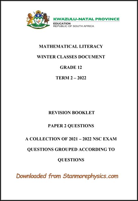 mathematics grade 12 exam papers 2011 november Reader