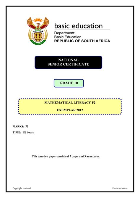 mathematics question papers grade 10 gauteng Doc