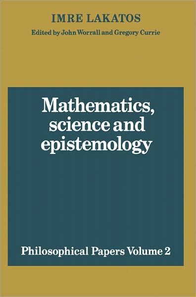 mathematics science and epistemology philosophical papers vol 2 Kindle Editon