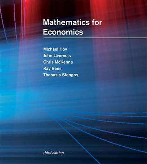 mathematics-for-economics-hoy-3rd-editi Ebook PDF