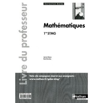 mathematiques 1re stmg livre du Reader