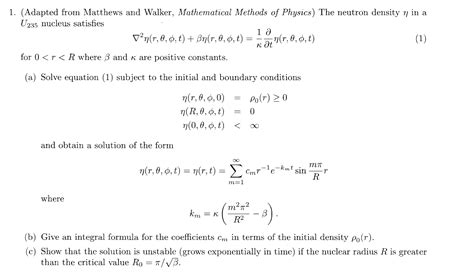 mathews and walker mathematical methods solutions Doc
