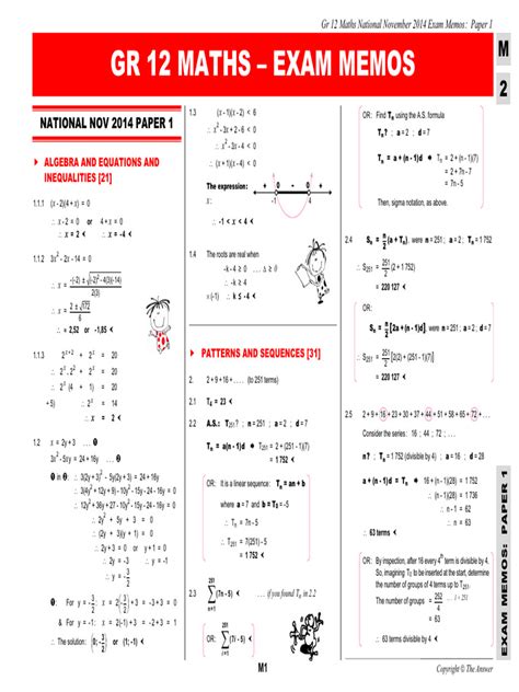 maths guideline grade 12 2014 Epub