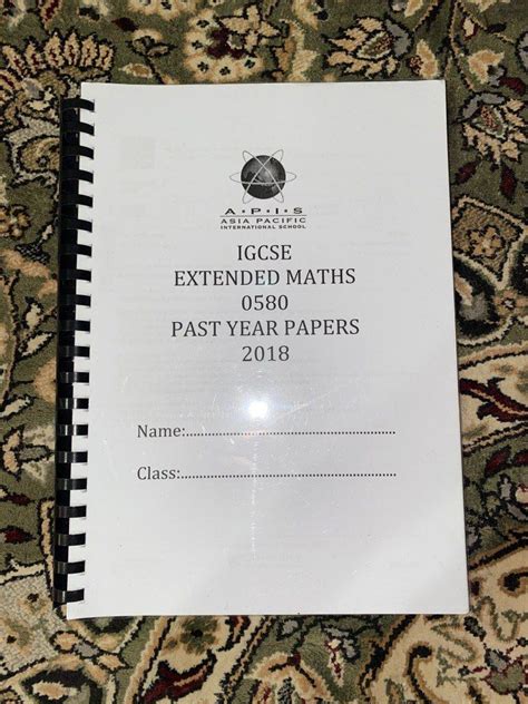 maths igcse past papers extended Epub