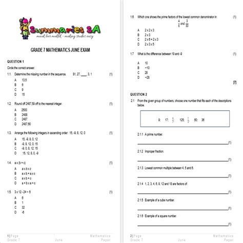 maths june question papers 2013 Doc