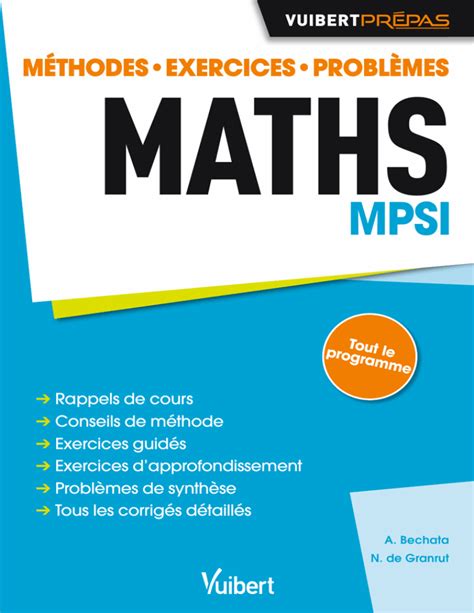 maths mpsi m thodes exercices probl mes PDF