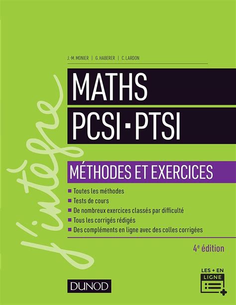 maths pcsi ptsi m thodes exercices probl mes PDF