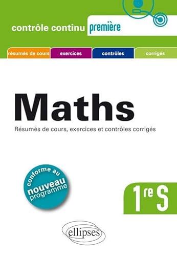 maths premiere s conforme au programme Kindle Editon