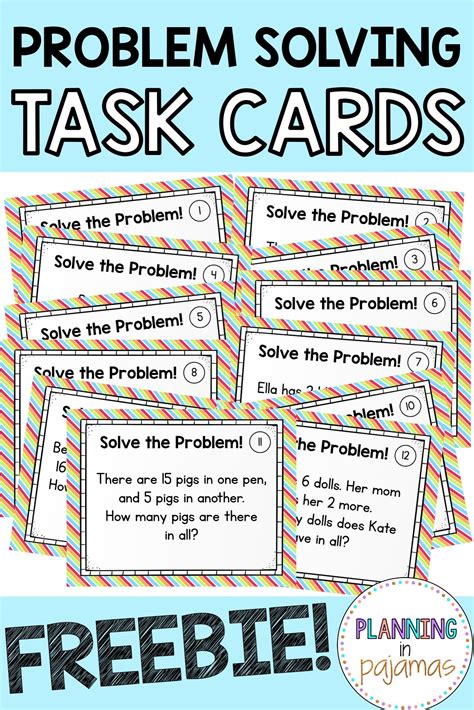 maths problem solving task cards Epub