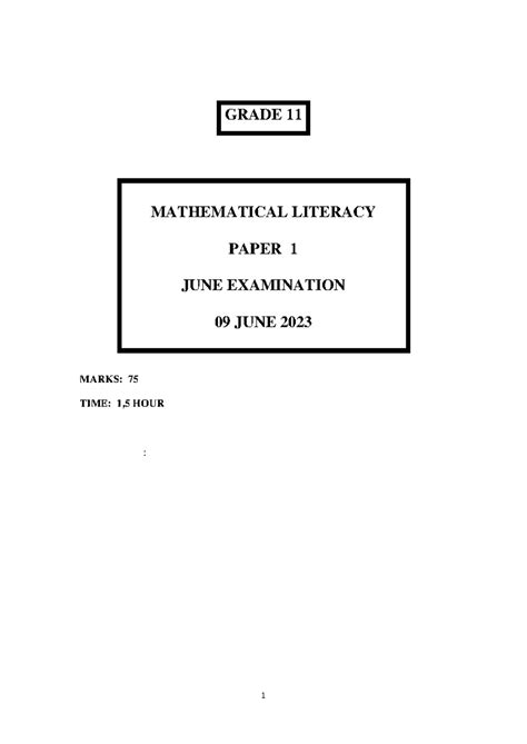mathslit paper1 common test morandum june 2014 Kindle Editon