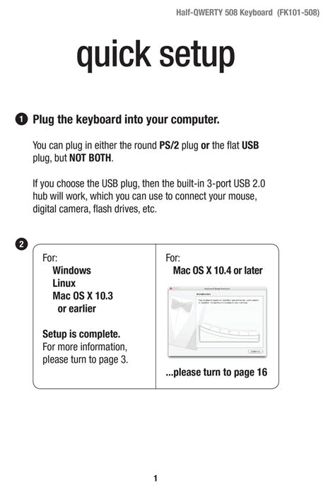 matias 508 keyboards owners manual PDF