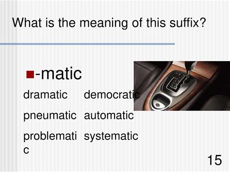 matic meaning