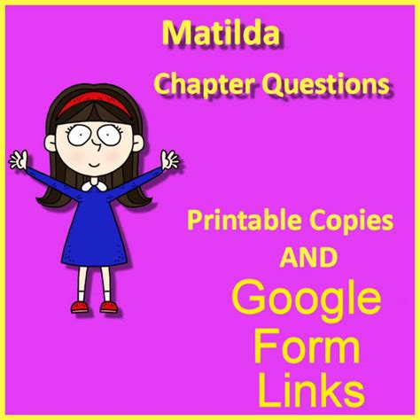 matilda comprehension questions by chapter Epub