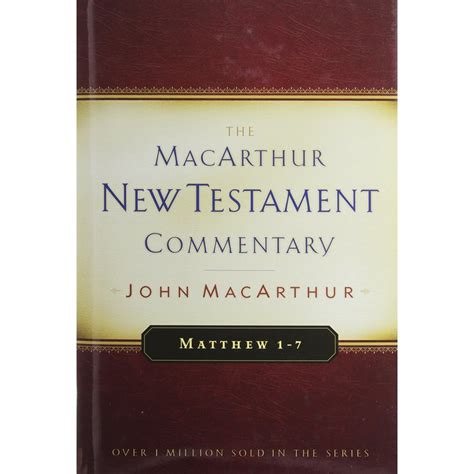 matthew 1 7 the macarthur new testament commentary PDF