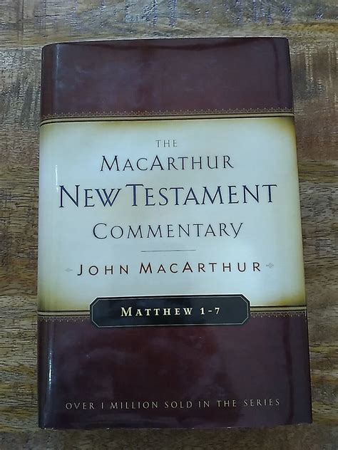 matthew 1 7 the macarthur new testament commentary PDF