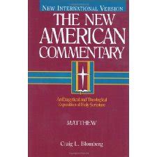 matthew an exegetical and theological exposition of holy scripture the new american commentary Reader