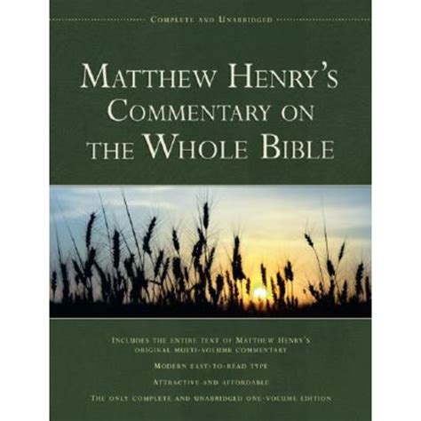 matthew henrys commentary on the whole bible book of ruth Kindle Editon