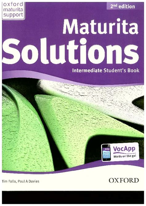 maturita solutions intermediate 2nd edition teachers book Reader