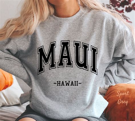 maui hawaii sweatshirts