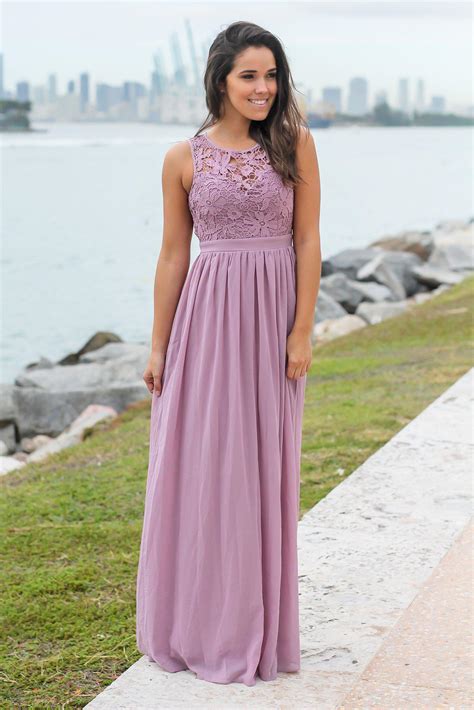 mauve dress