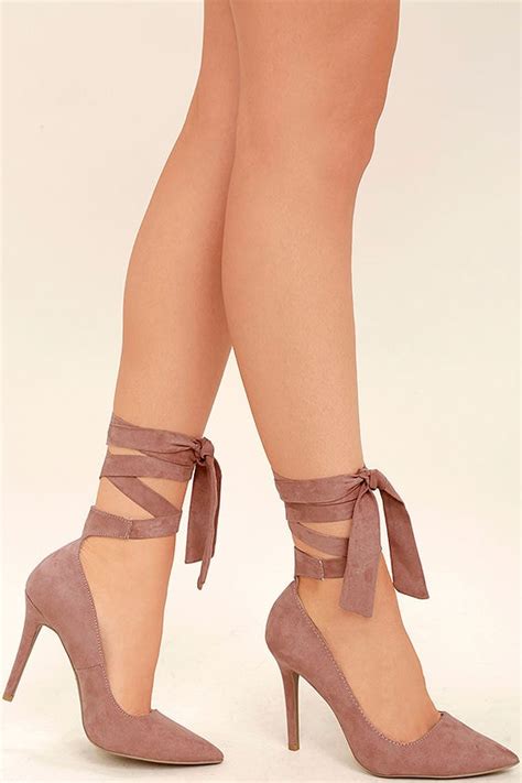 mauve heels