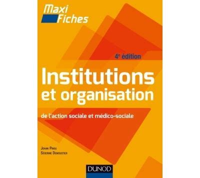 maxi fiches institutions organisation m dico sociale PDF