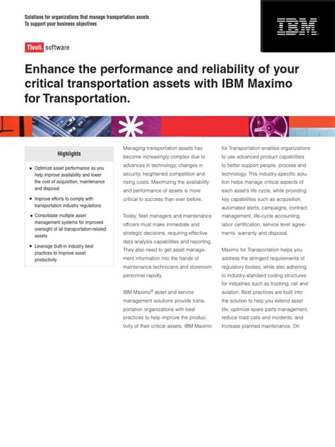 maximo transportation 7 1 users guide Epub