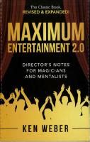 maximum entertainment by ken weber pdf book Kindle Editon