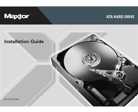 maxtor hard drive manual Kindle Editon