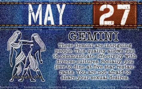 may 27th zodiac