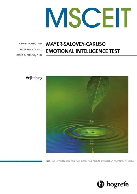 mayer salovey caruso emotional intelligence test Ebook Epub