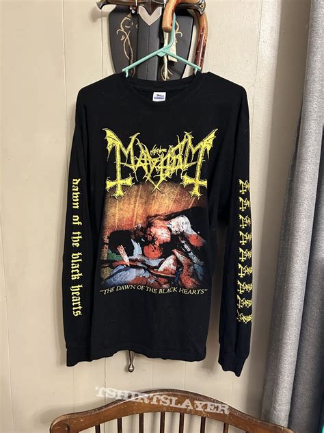 mayhem dawn of black hearts shirt