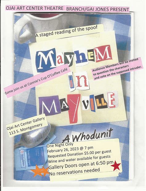 mayhem in mayville a whodunit in two acts lillenas publications PDF