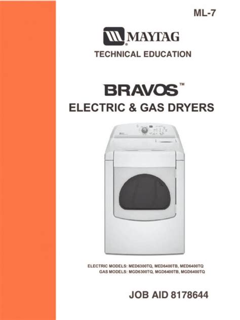 maytag bravos dryer service manual Doc