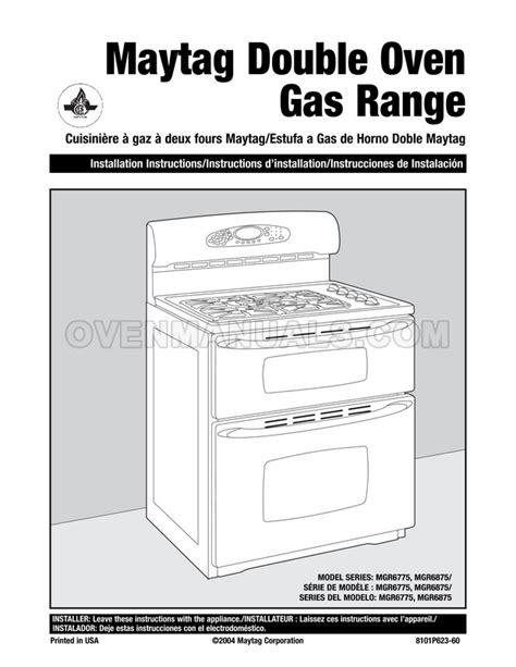 maytag gemini double oven user manual Doc